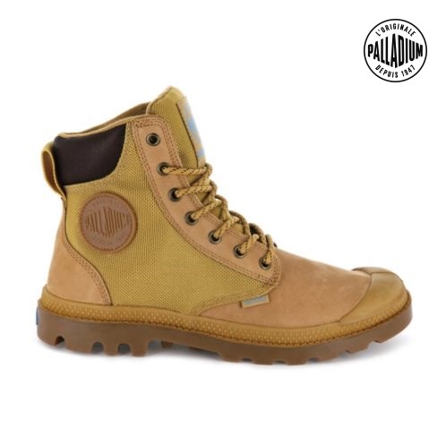 Dámské Boty Palladium Pampa Sportovní Cuff WPN Hnědé | CZ EYX-28K